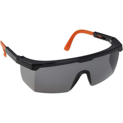 Portwest Classic Safety Spectacles - Smoke/Black/Orange