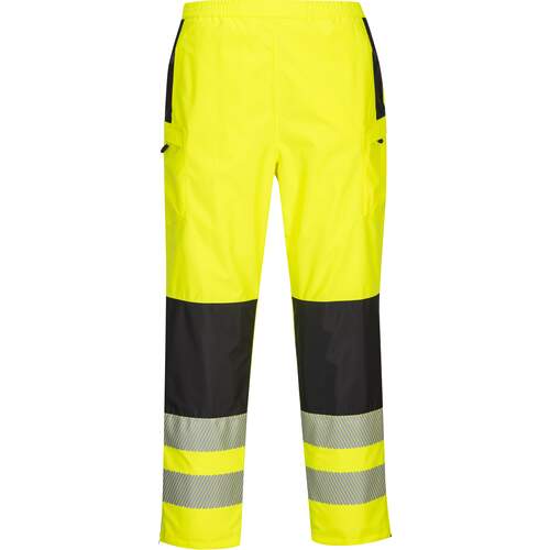 Portwest PW3 Hi-Vis Women's Rain Trouser - Yellow/Black