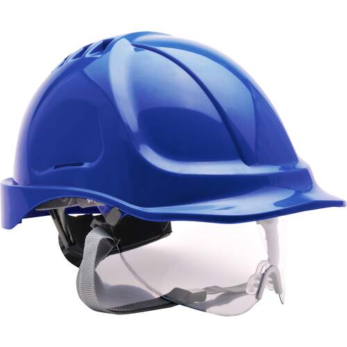 Portwest Endurance Visor Helmet - Royal Blue
