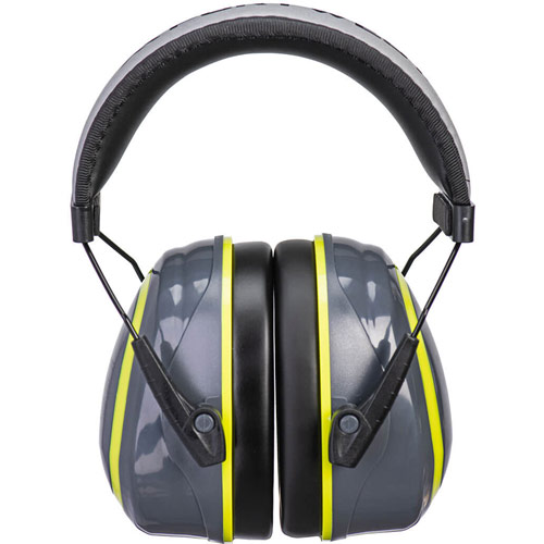 Portwest HV Extreme Ear Defenders Medium - Grey/Yellow