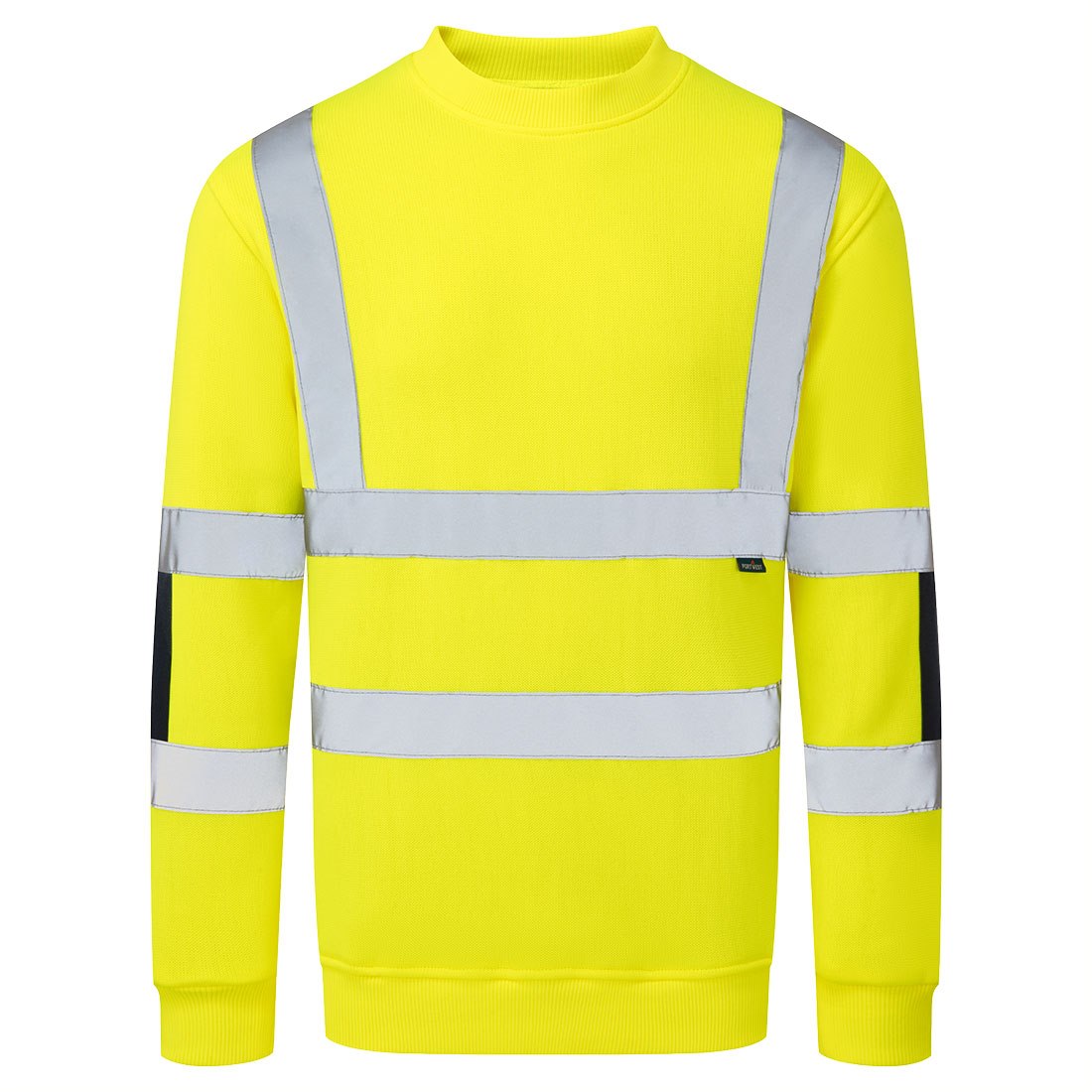 Portwest Hi-Vis Knit Sweatshirt - Yellow