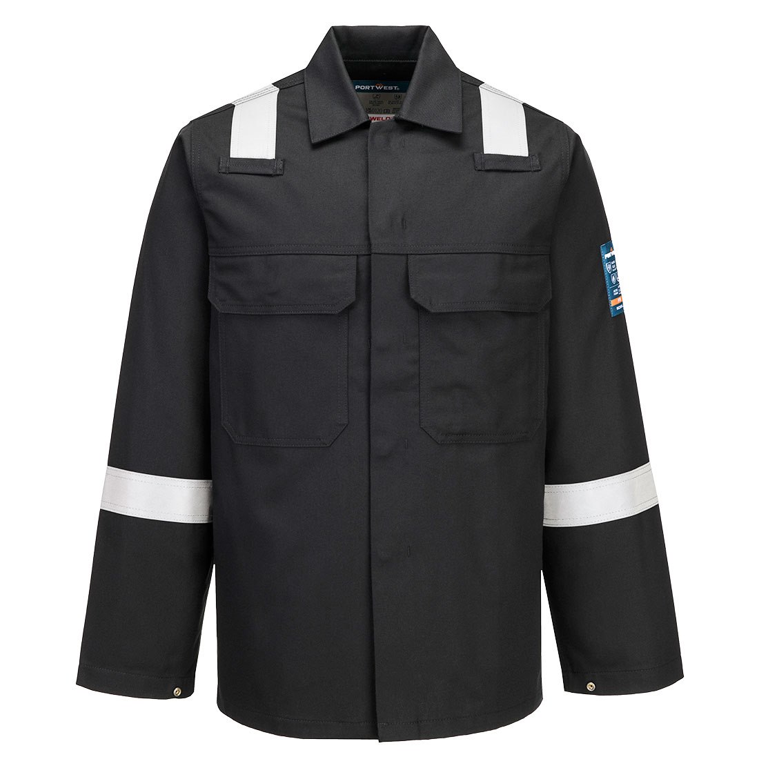 Portwest Bizweld Work FR Jacket - Black