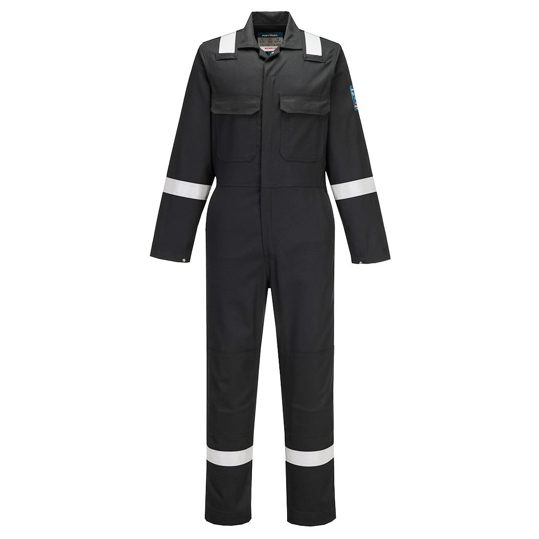 Portwest Bizweld Work FR Classic Coverall - Black