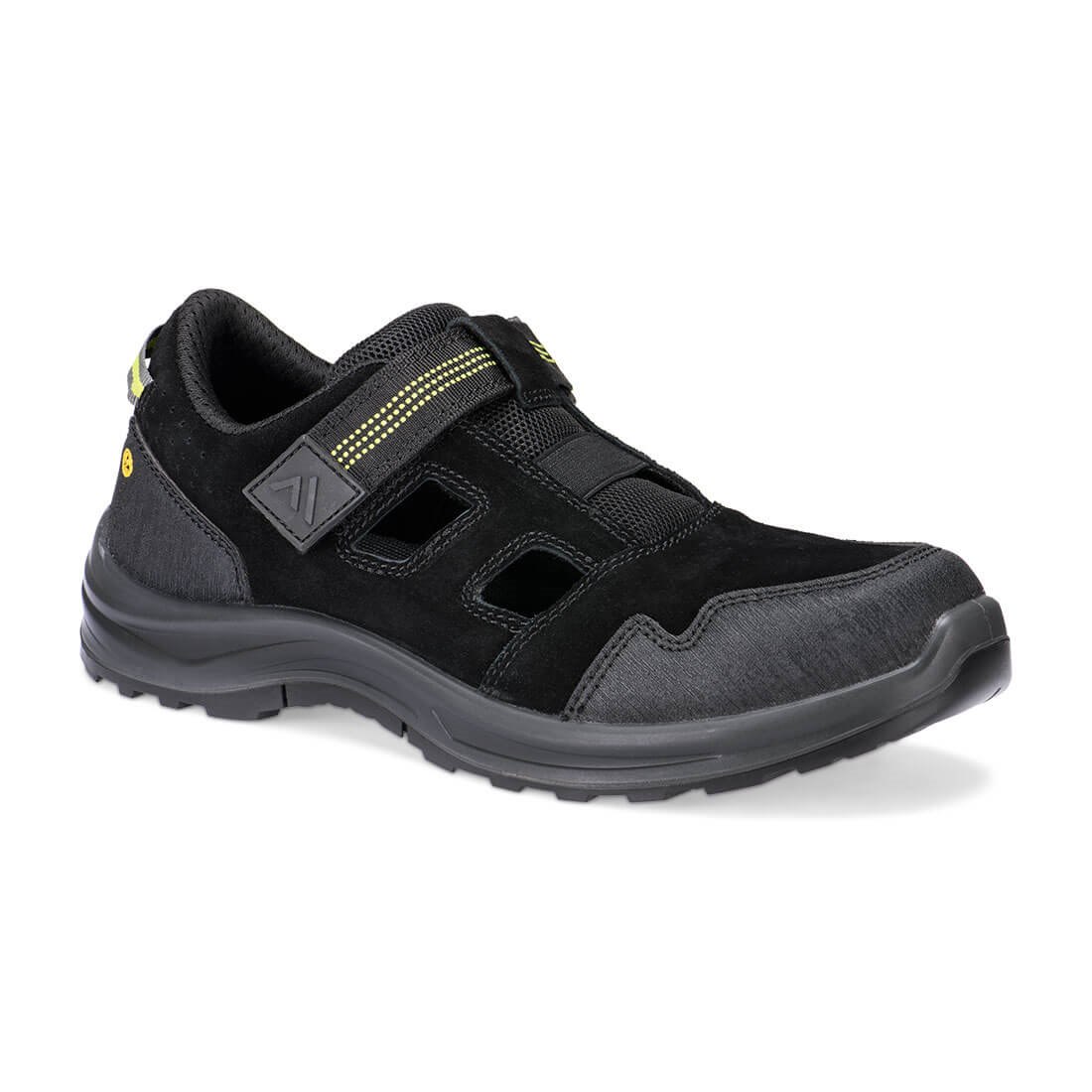 Portwest Composite Suede Leather Sandal - Black