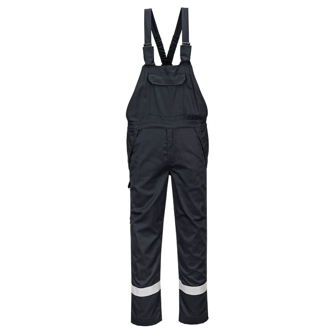 Portwest Bizflame Work+ FR Bib and Brace - Black