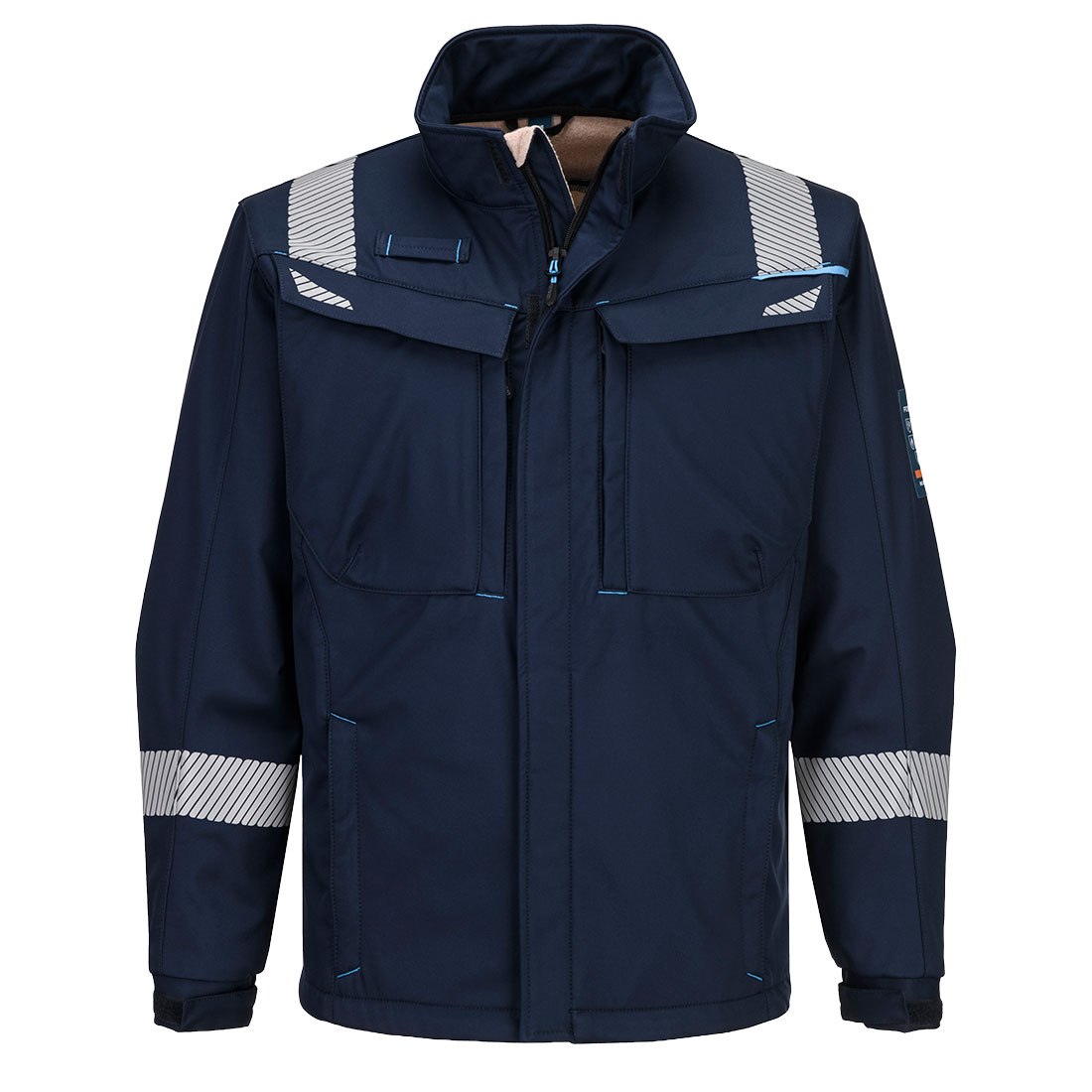 Portwest WX3 Modaflame Softshell FR Jacket - Navy