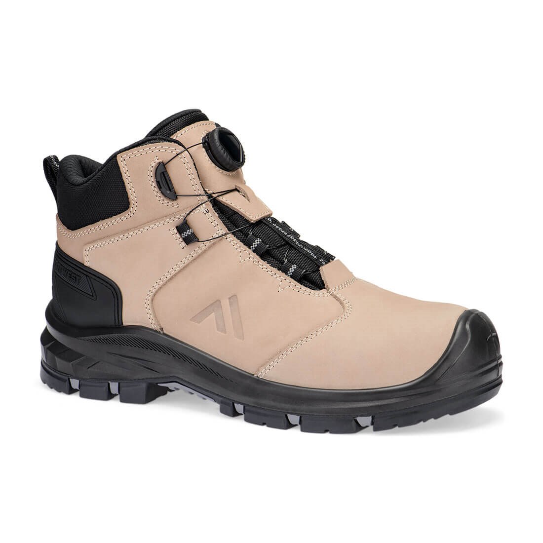 Portwest Composite Wire Lace Leather Mid Boot S7S HRO FO SC LG SR - Stone