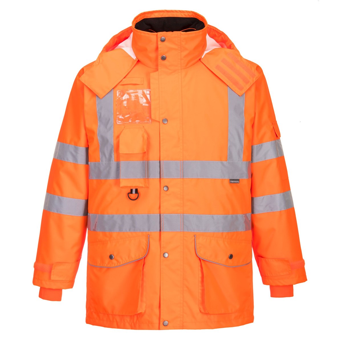 Portwest Hi-Vis 7-in-1 Traffic Jacket RIS - Orange