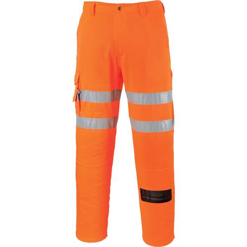 Portwest Rail Combat Trouser - Orange Tall