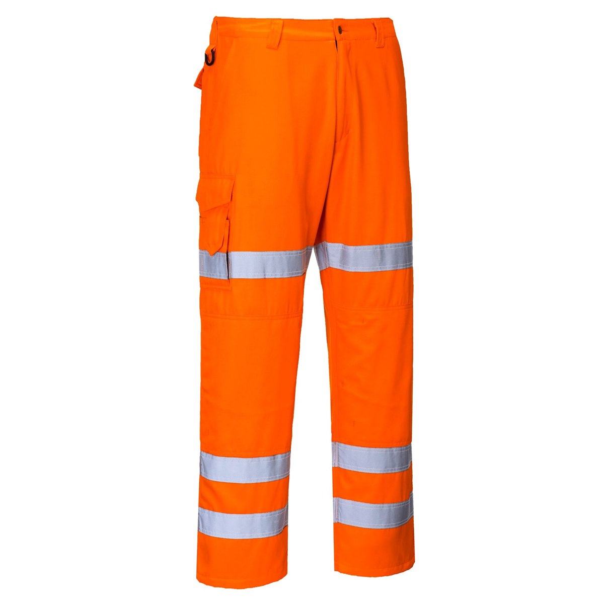 Portwest Hi-Vis Three Band Combat Trouser - Orange