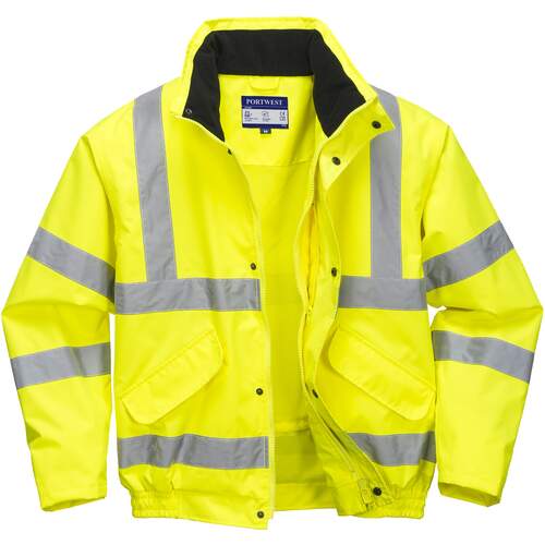 Portwest Hi-Vis Breathable Mesh Lined Jacket - Yellow