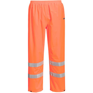 Portwest Hi-Vis Lightweight Packable Trousers - Orange