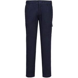 Portwest Stretch Slim Fit Combat Trousers - Dark Navy