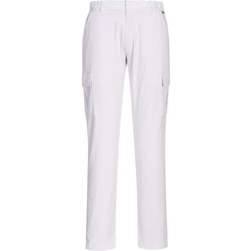 Portwest Stretch Slim Combat Trouser - White