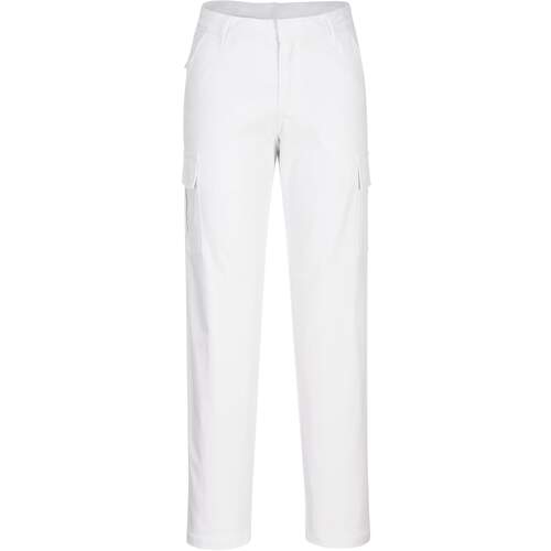 Portwest Women's Stretch Cargo Trouser - White
