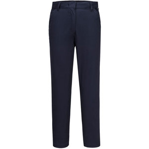 Portwest Women's Stretch Slim Chino Trousers - Dark Navy