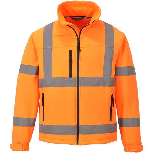 Portwest Hi-Vis Classic Softshell Jacket (3L) - Orange