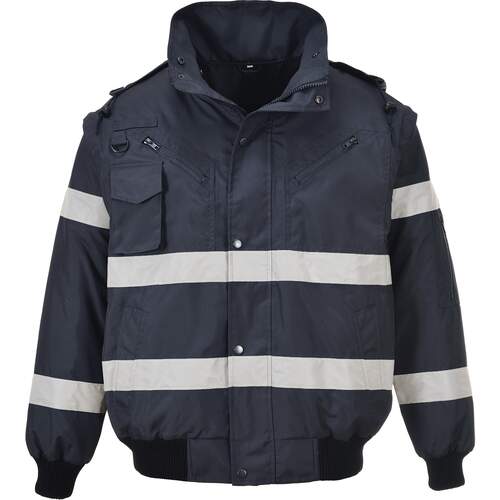 Portwest Iona 4-in-1 Bomber Jacket - Navy