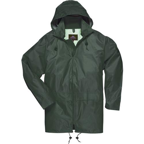 Portwest Classic Rain Jacket - Olive Green | The PPE Online Shop