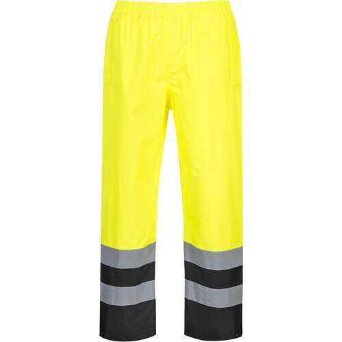 Portwest Hi-Vis Two Tone Traffic Trouser - Yellow/Black