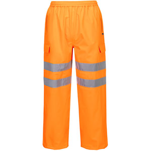 Portwest Hi-Vis Extreme Rain Trousers (3L) - Orange