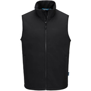 Portwest Heated Softshell Gilet (2L) - Black