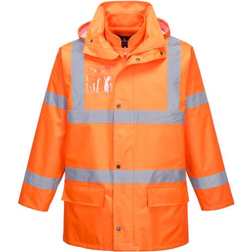 Portwest Hi-Vis Essential 5-in-1 Jacket - Orange