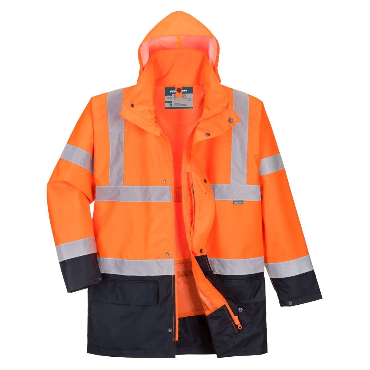 Orange/Navy