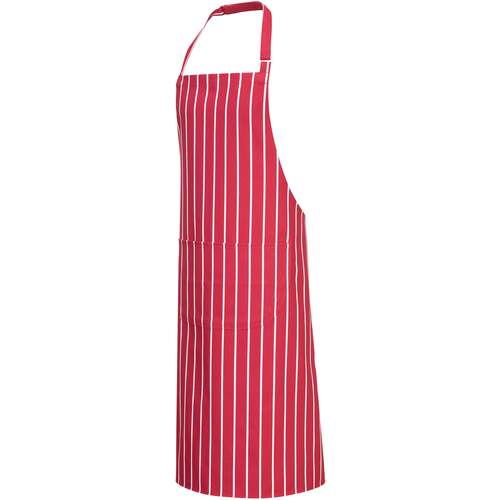 Butchers Apron with Pocket - Red