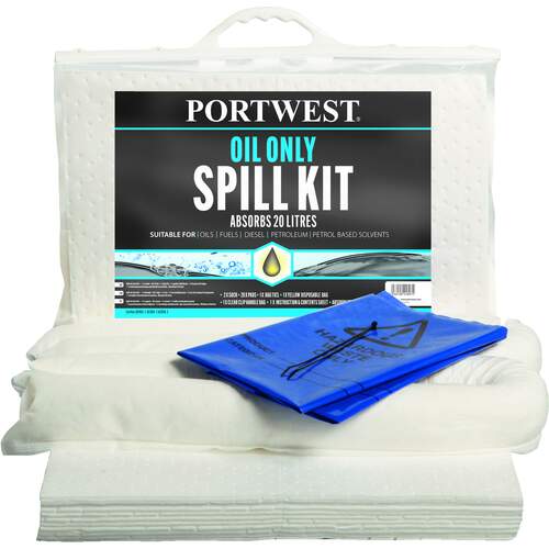 Portwest 20 Litre Oil Only Kit - White