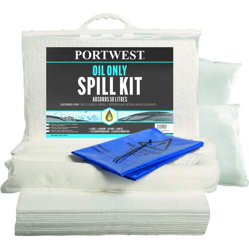 Portwest 50 Litre Oil Only Kit - White