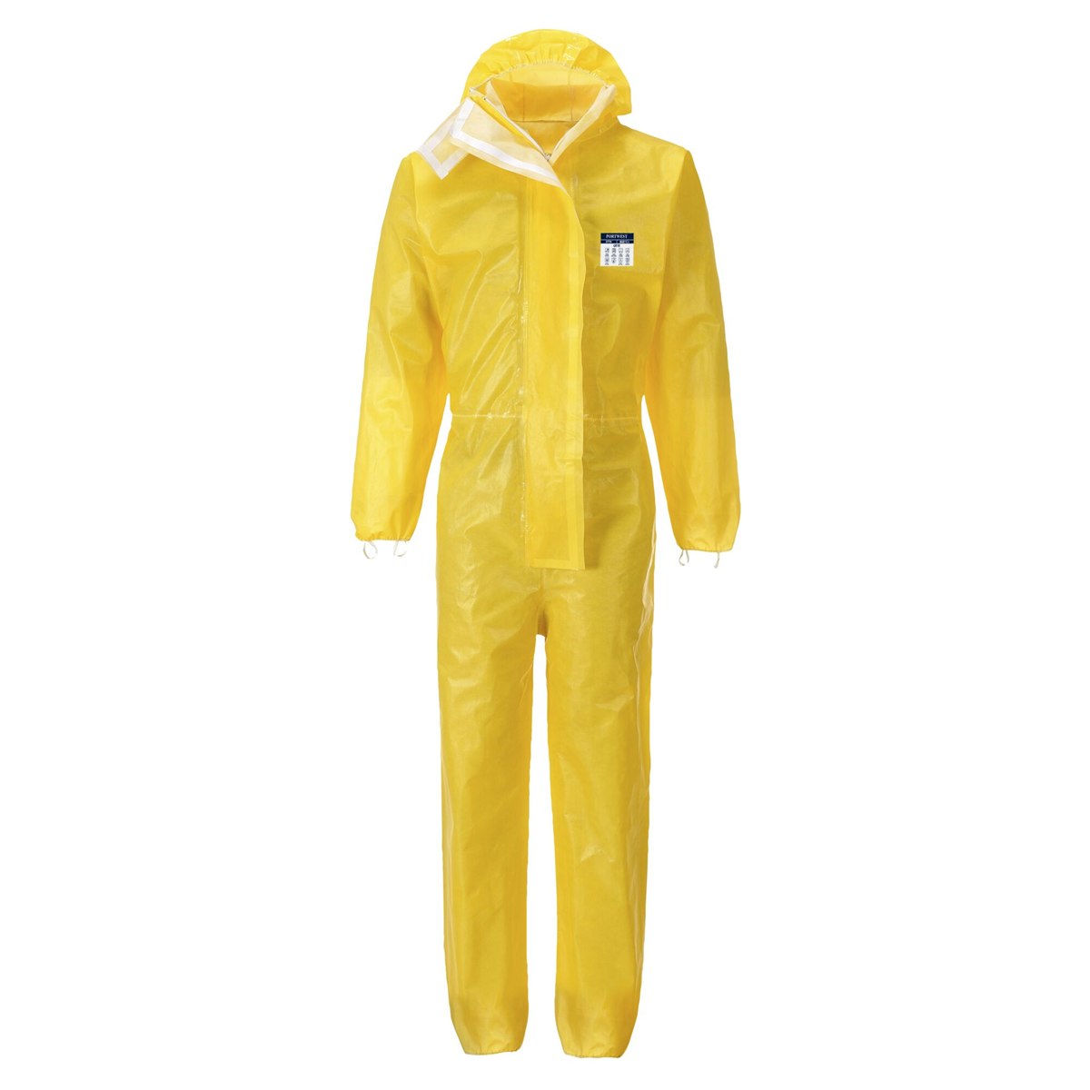Portwest BizTex Microporous Coverall Type 3/4/5/6 - Yellow