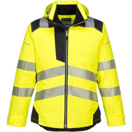 Portwest PW3 Hi-Vis Winter Jacket  - Yellow/Black