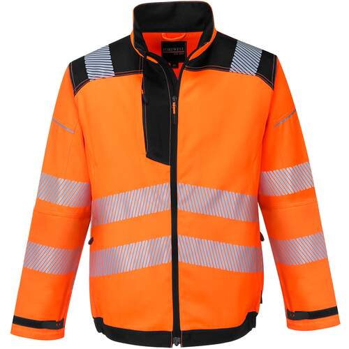 Portwest PW3 Hi-Vis Work Jacket - Orange/Black