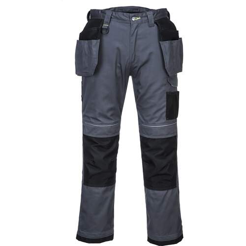 Portwest PW3 Holster Work Trouser - Zoom Grey/Black
