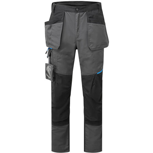 Portwest WX3 Slim Fit Holster Trousers - Metal Grey