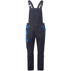 Portwest WX3 Industrial Wash Bib and Brace - Navy