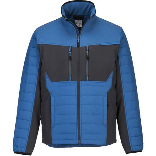 Portwest WX3 Hybrid Baffle Jacket - Persian Blue