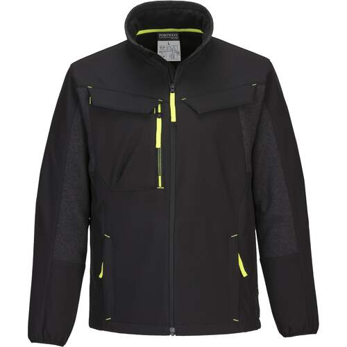 Portwest WX3 Eco Hybrid Softshell Jacket (2L) - Black