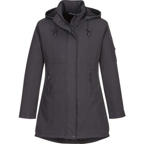 Portwest Carla Softshell Jacket (3L) - Charcoal Grey