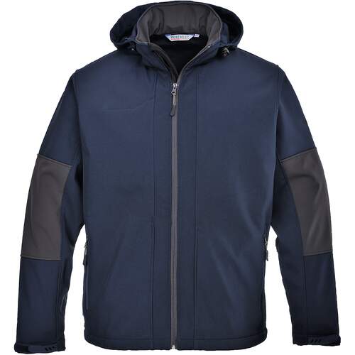 Portwest Softshell with Hood (3L) - Navy