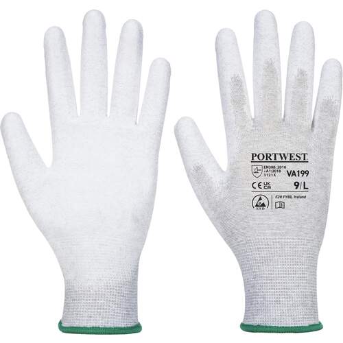 Portwest Vending Antistatic PU Palm Glove - Grey
