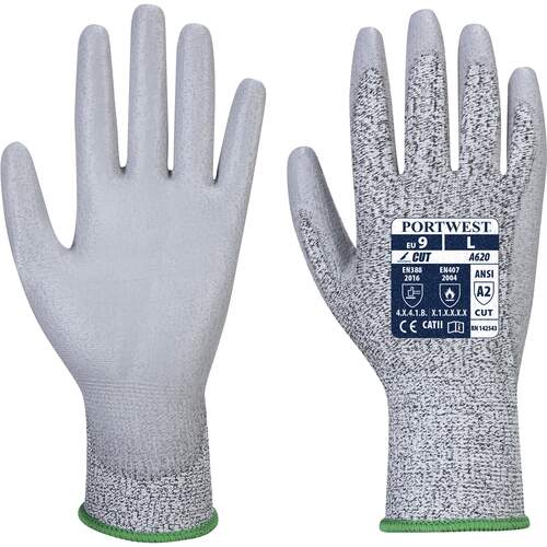 Portwest Vending LR Cut PU Palm Glove - Grey