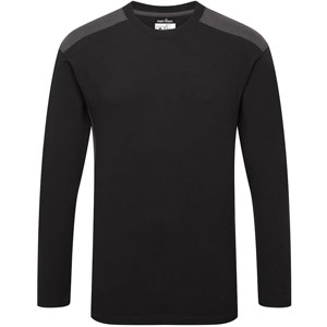 Portwest Two-Tone T-Shirt L/S - Black/Grey