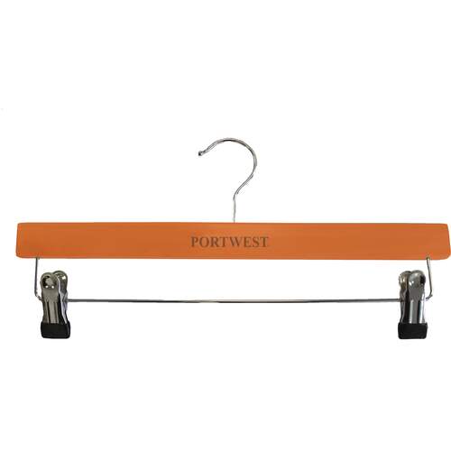 Portwest Wooden Trouser Hanger - Orange