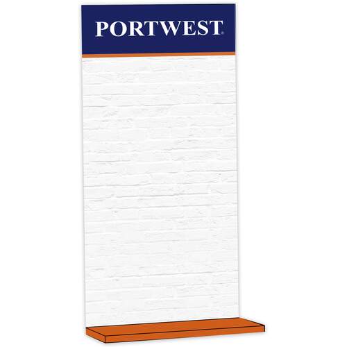Portwest Starter Wall Bay W1.2m  x H2.4m  - Orange