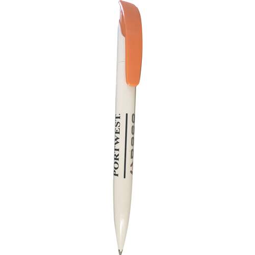 Portwest Base Pen - White/Orange