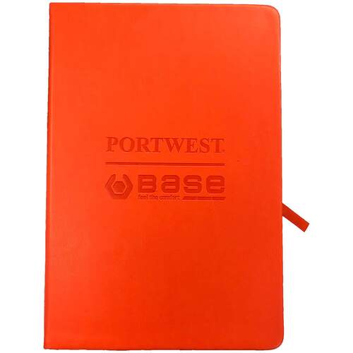 Portwest Base Soft Touch Notebook - Orange