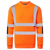 Portwest Hi-Vis Knit Sweatshirt - Orange