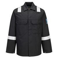 Portwest Bizweld Work FR Jacket - Black